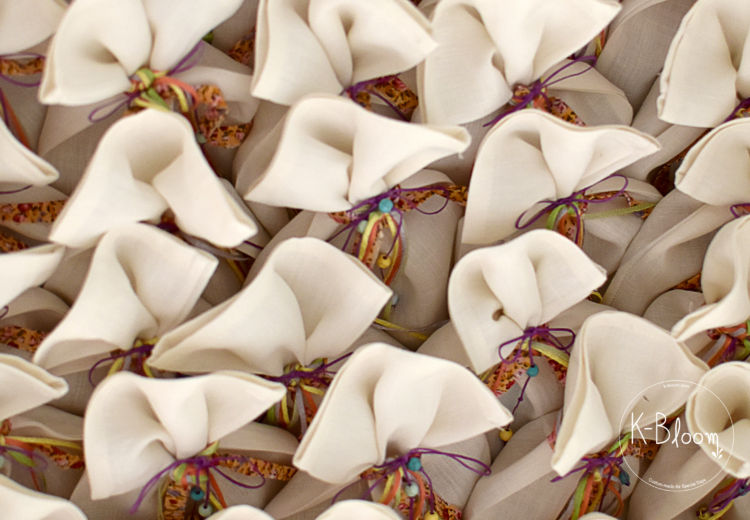 Μπομπονιέρες βάπτισης της K-Bloom με τίτλο «Δ». Φωτογραφία: K-Bloom© K-Bloom Theme Delta -Bomboniers