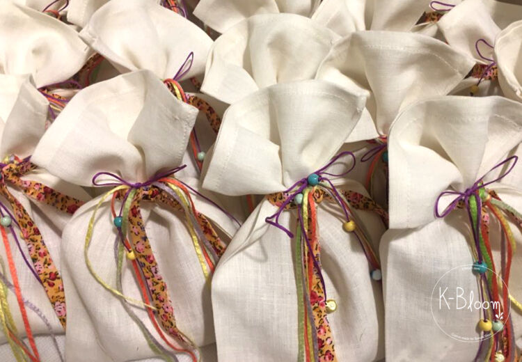 Μπομπονιέρες βάπτισης της K-Bloom με τίτλο «Δ». Φωτογραφία: K-Bloom© K-Bloom Theme Delta -Bomboniers