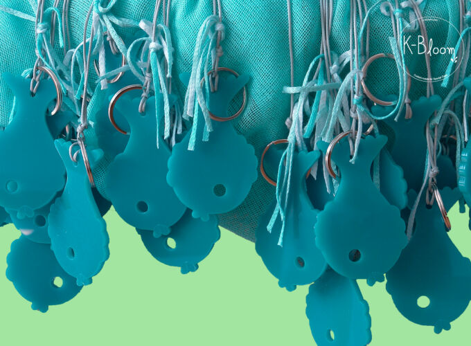 Μπομπονιέρες βάπτισης της K-Bloom με θέμα Ψαράκι. Φωτογραφία: K-Bloom©. K-Bloom Theme Fish Bombonieres